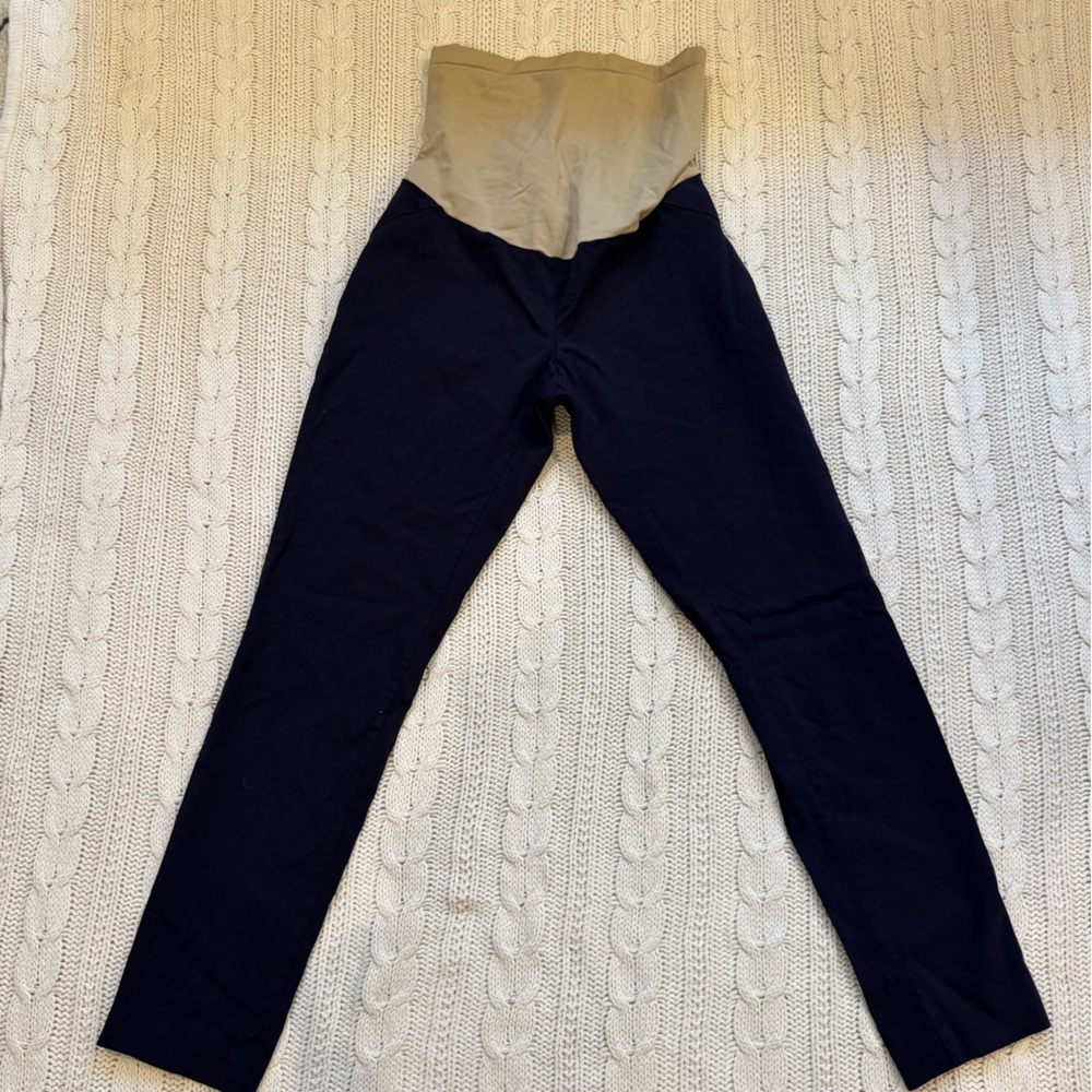 Motherhood - Navy Maternity work leggings